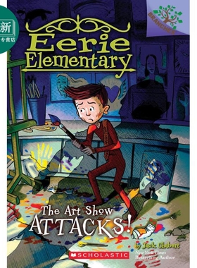现货 Eerie Elementary 9 The Art Show Attacks 学乐大树系列 怪异小学记09 英文原版 儿童小初文学 6-12岁 又日新
