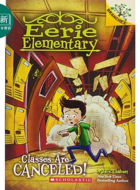 现货 Eerie Elementary 7 Classes Are Canceled 学乐 怪异小学记7 英文原版 儿童读物 小初文学 6-12岁 又日新