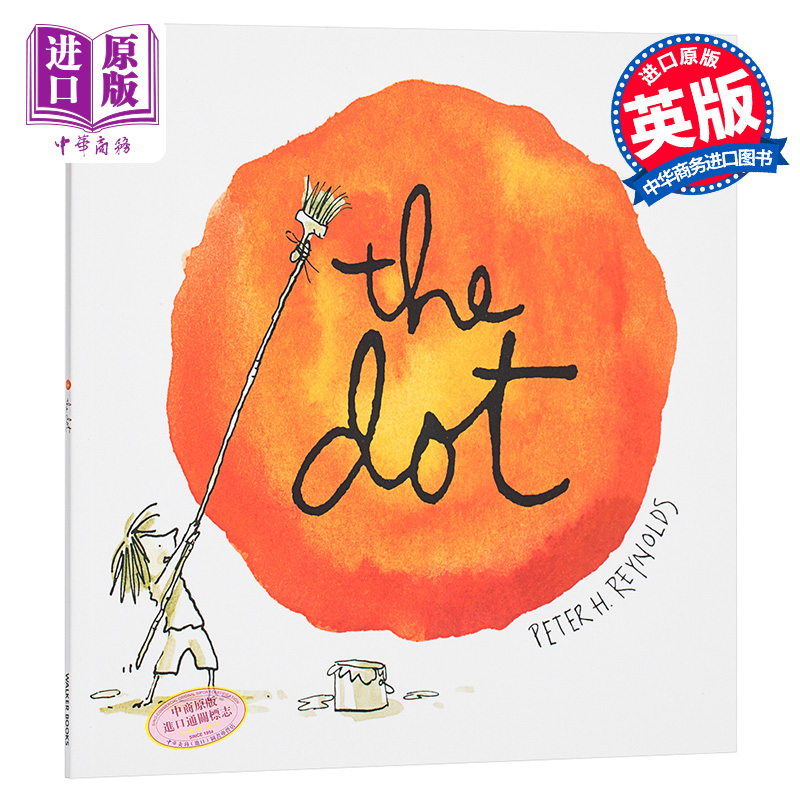 点 英文原版 The Dot 畅销绘本 获奖图画书 彼得雷诺兹 创意想象力 3-6岁 someday画家 Peter H Reynolds 书籍/杂志/报纸 原版其它 原图主图