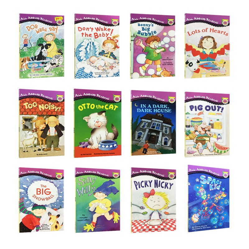 汪培珽初级阶段故事绘本12册 英文原版 All Aboard Reading(Picture Reader) 分级读物 绘本故事