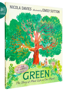 地球上的绿色生命 Emily Sutton Green The Story of Plant Life on Our Planet 英文原版 儿童科普绘本 科学读本 又日新