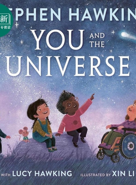 你 宇宙 Stephen Hawking You and the Universe 英文原版 儿童绘本 图画故事书 精装科普绘本 进口儿童读物4-8岁 又日新