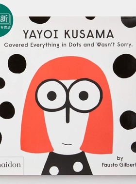 Fausto Gilberti 草间弥生涂上的圆点 Yayoi Kusama Covered Everything in Dots 精品绘本 儿童绘本 英文原版 4-6岁