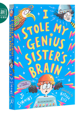 I Stole My Genius Sister's Brain 奇思妙想一家人3 儿童初级章节书桥梁故事文学 平装 英文原版