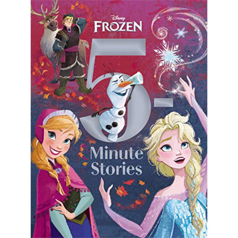 英文原版 5分钟故事系列 Disney 5-Minute Stories Frozen 冰雪奇缘睡前故事集 精装 迪斯尼 绘本 4~7岁 安娜 艾莎