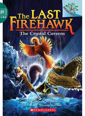 The Last Firehawk 2 Crystal Caverns 学乐大树系列 火鹰传奇2英文原版 儿童小初文学 桥梁章节书 又日新