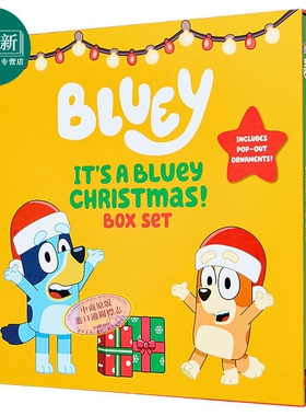小蓝狗布鲁伊圣诞盒子 2册故事 Its a Bluey Christmas Box Set 英文原版 儿童绘本 卡通动画故事书 精装进口童书 又日新