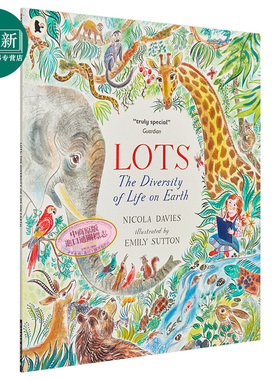 预售 Emily Sutton插画 Lots:the diversity of life on earth 很多:地球上生命的多样性 英文原版 5岁以上 少儿科普绘本 Nicola D