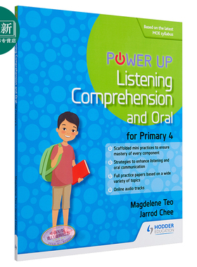 新加坡教辅Hodder Listening Comprehension and Oral Primary 4 小学四年级英语听力理解和口语 英文原版 含音频