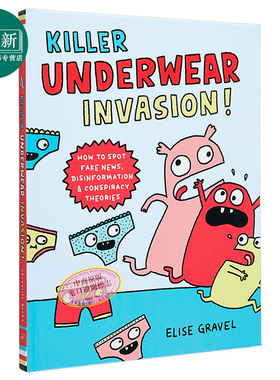 Elise Gravel Killer Underwear Invasion! 内衣特击队 英文原版 进口图书 儿童绘本 故事图画书幽默漫画图像小说 又日新
