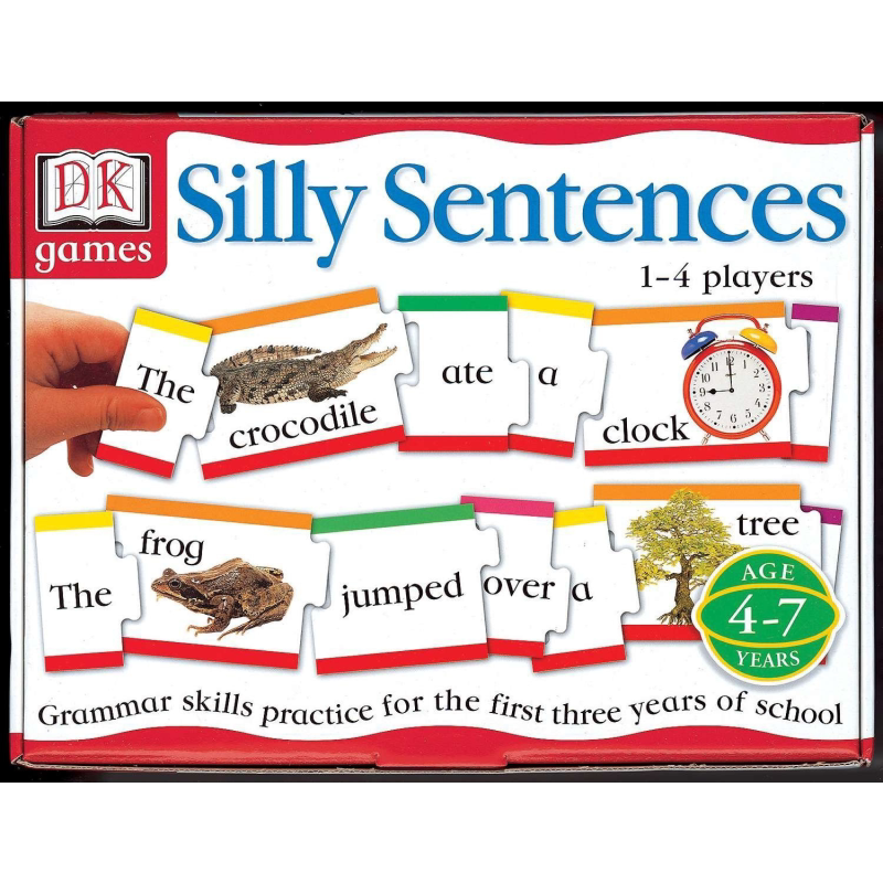 预售 DK Games DK游戏愚蠢的句子书 Silly Sentences Book Supplement 亲子英语学习英文语法句子 英文原版 3-6岁