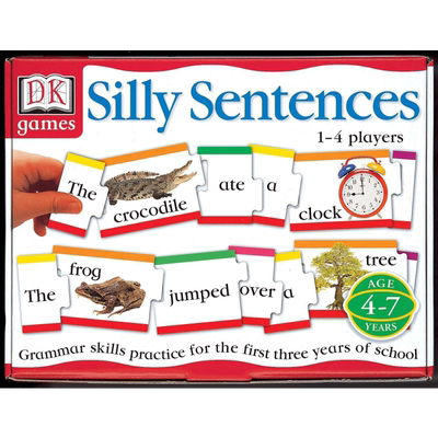 预售 DK Games DK游戏愚蠢的句子书 Silly Sentences Book Supplement 亲子英语学习英文语法句子 英文原版 3-6岁