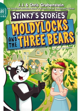 臭鼬的故事4 Stinky's Stories #4 英文原版 儿童章节小说 黑白插图 动物友谊冒险故事书 英语读物 进口童书6岁+ 又日新