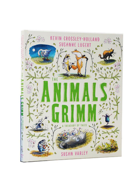 精装#动物主题格林童话故事书 英文原版 The Animals Grimm 儿童英语读物 进口Badger's Parting Gifts 同作者