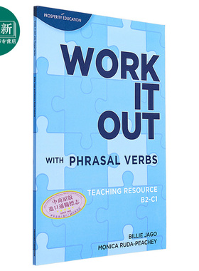 Work it out with Phrasal Verbs Teaching Resource 练习短语动词 教学资源 英文原版 进口图书 又日新