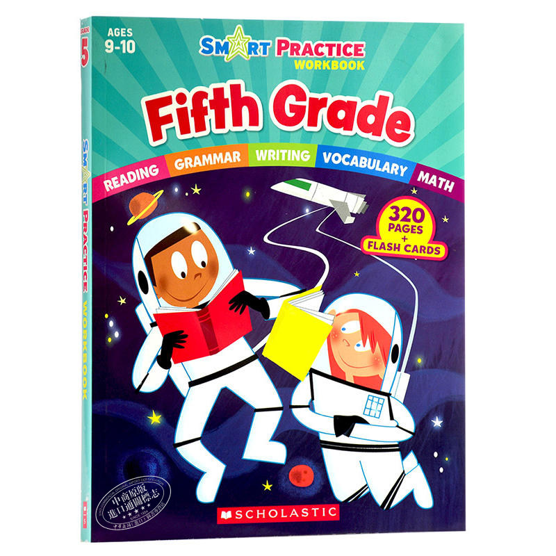越学越聪明练习:5年级 英文原版 scholastic smart practice workbook