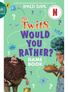 罗尔德达尔 蠢特夫妇电影游戏书 The Twits A Would You Rather Game Book 英文原版 儿童搞笑幽默笑话 进口读物 又日新