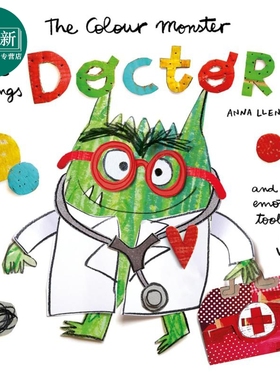 情绪小怪兽的医生书 The Colour Monster The Feelings Doctor and the Emotions Toolkit 英文原版 儿童情绪绘本图画书 又日