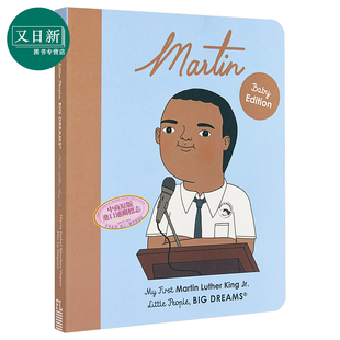 小人物大理想初阶系列：小马丁·路德·金 Isabel Martin Maria 儿童纸板书 英文原版 Jr. King Luther First