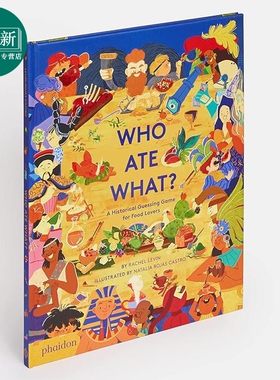 预售 食物的历史 Who Ate What 英文原版 儿童科普绘本 少儿知识百科图画书 精装精品绘本 进口儿童读物6岁以上 又日新