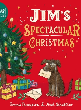 吉姆的精彩新年 Axel Scheffler Jims Spectacular Christmas 英文原版 儿童读物 动物故事书 进口图书 5-8岁 又日新