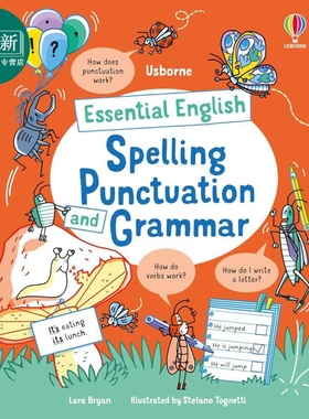 英语学习 拼写 标点符号和语法 Essential English Spelling Punctuation and Grammar 英文原版 儿童学习教辅 又日新