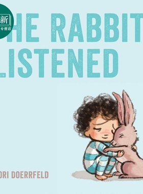 Cori Doerrfeld 别伤心，我会陪着你 安静的力量 THE RABBIT LISTENED 精品绘本 低幼情商认知启蒙情绪管理故事书 英文原版