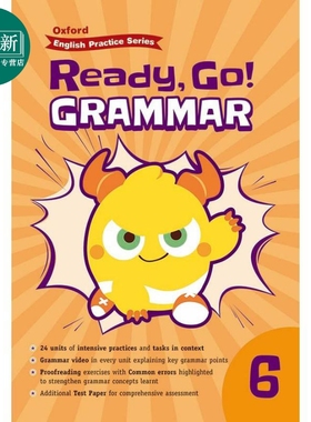 Oxford English Practice Ready Go Grammar P6 牛津小学英语练习系列 语法基础训练 6年级 英文原版进口图书 又日新