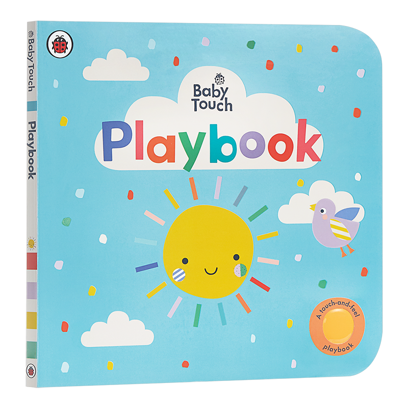 瓢虫触摸书 宝宝游乐书 英文原版Ladybird Baby Touch Playbook 大开本触摸书0-3岁宝宝多元认知 开拓思维纸板书撕不烂 小瓢?