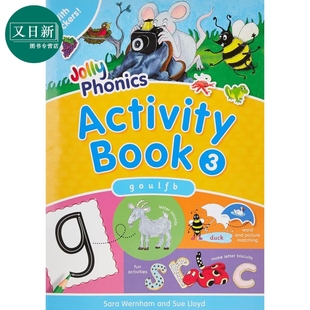Book 快乐自然拼读活动手册3 Jolly 英语 Activity 手写体英式 又日新 Phonics