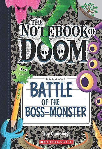 学乐大树系列 末日笔记本13 英文原版 Battle of the Boss-Monster 初级章节读物 儿童故事书 插图童书 4-8岁