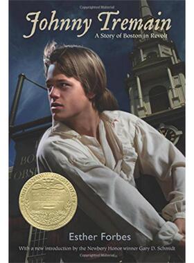 纽伯瑞：约翰尼.派恩 Johnny Tremain 儿童文学 插图童书 故事书 历史故事 纽伯瑞奖 10~13岁 英文原版