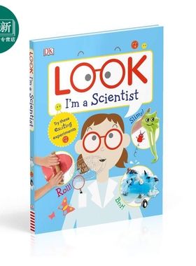 DK看看我是科学家 Look I’m a Scientist 儿童生活科普百科带插图文学 获奖书籍 精装 英文原版 7-12岁