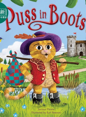 Storytime Classics: Puss in Boots 经典故事时间 穿靴子的猫 儿童亲子绘本 平装 英文原版 3-6岁
