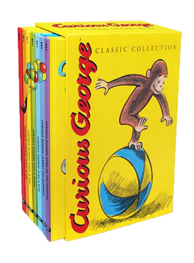 预售 好奇猴乔治 英文原版7本精装大奖绘本 Curious George 廖彩杏书单 儿童读物 儿童绘本 进口童书 儿童故事书