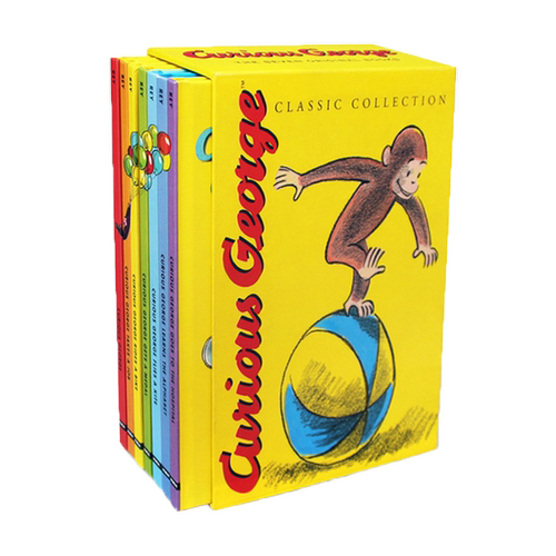 好奇乔治英文原版7本精装大奖