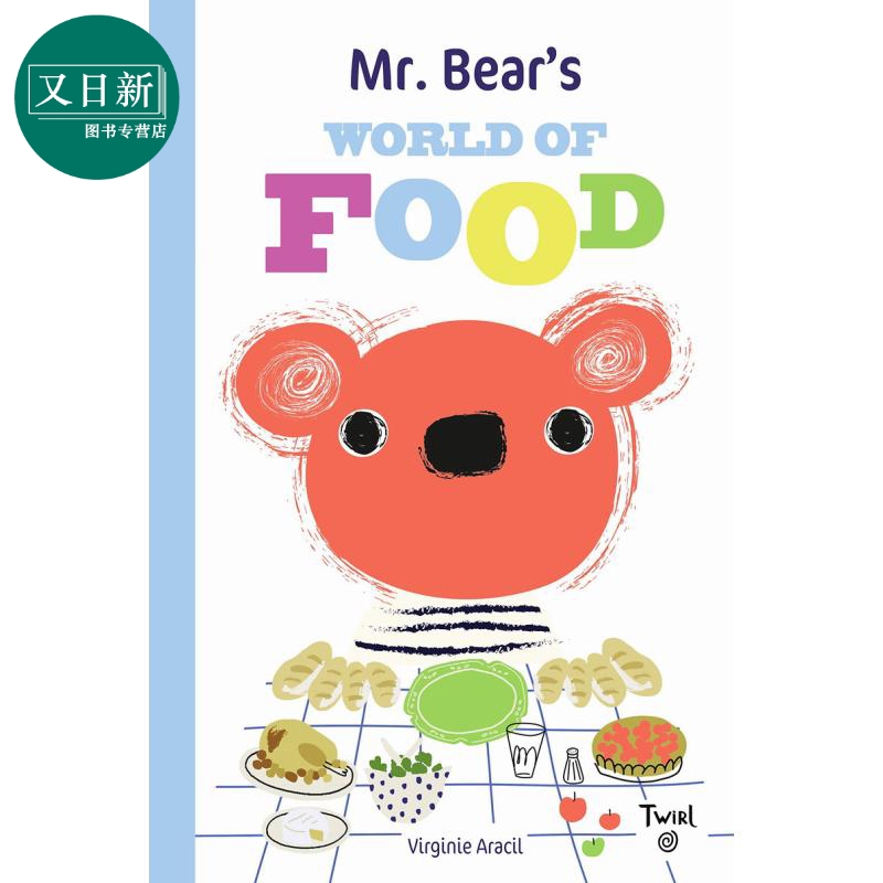 Mr. Bear's World of Food熊先生的美食世界英文原版进口图书儿童绘本百科图画书精品绘本精装儿童读物又日新