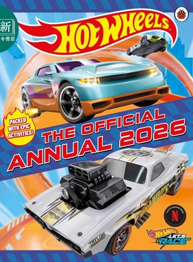 预售 风火轮2026年鉴 Hot Wheels The Official Hot Wheels Annual 2026 英文原版 儿童卡通动画 活动故事书 进口童书 又日新