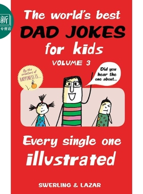 很好笑的笑话3 World's Best Dad Jokes for Kids 3 幽默搞笑童书