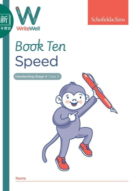 英国S&S教辅 WriteWell 10: Speed 书写训练 10：速度 9-10岁 英文原版 英语单词书写练习  又日新