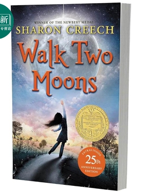 纽伯瑞 印第安人的麂皮靴 纽伯瑞金奖Walk Two Moons A Newbery Award Winn英文原版 获奖儿童文学经典小说 进口 又日新