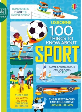 100体育大发现 100 Things to Know About Sport 英文原版 儿童科普绘本 知识百科图画书 精装 进口图书 8岁以上 又日新