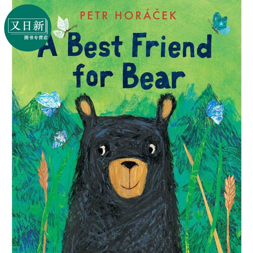 Petr Horacek A Best Friend for Bear 小熊的好朋友 英文原版儿童精装绘本 动物故事 4到6岁 又日新
