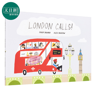 Calls 伦敦 呼唤 Alex 进口图书 London 英文原版 儿童绘本故事图画书 Barrow