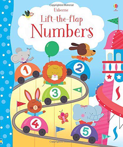数字 翻翻书 英文原版 Lift the Flap Numbers USBORNE