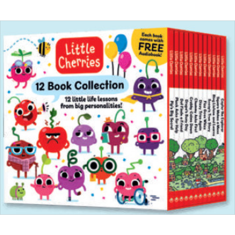 甜樱桃大家族 12册 Little Cherries Collection Books 1-12 英文原版 儿童绘本 图画故事书 进口低幼童书3岁以上 又日新