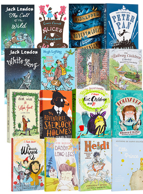 英文原版小说 Alma儿童文学经典系列  海蒂 Heidi 小王子 秘密花园 长腿叔叔中小学生英语课外阅读小说 暑期书单又日新