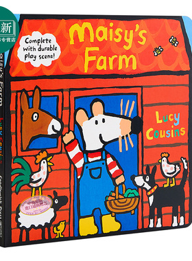 Maisy's Farm Complete with Durable Play Scene 小鼠波波农场剧场美版 低幼亲子启蒙绘本 纸板书 英文原版 3-5岁 小鼠波波