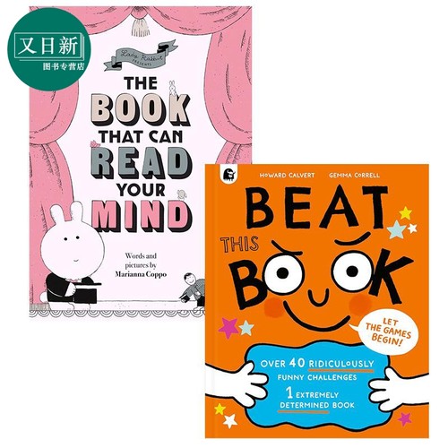 英文原版童书2册儿童绘本益智