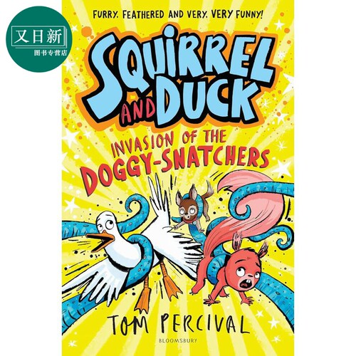 松鼠和鸭子狗狗入侵英文书